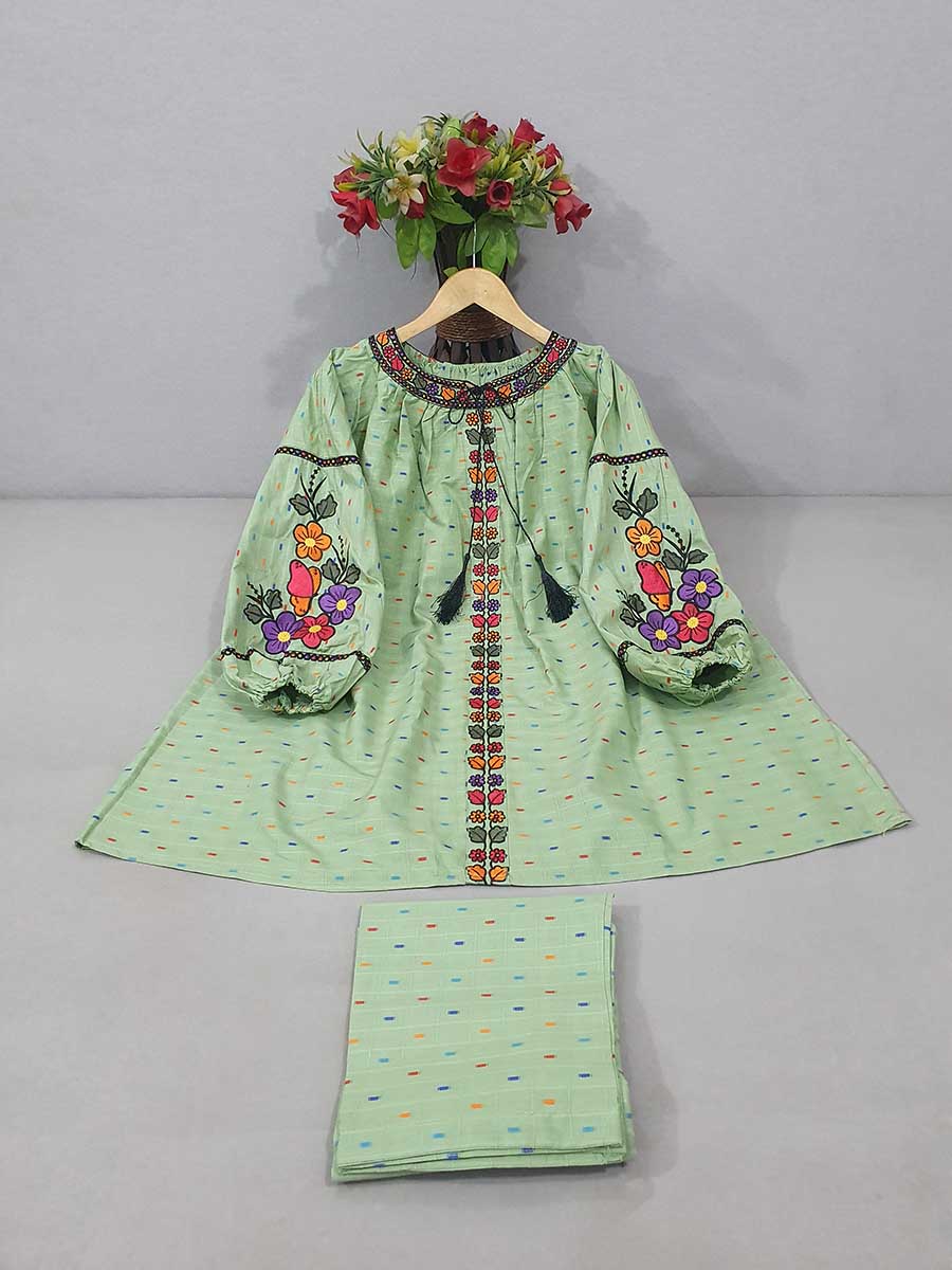 Baggy Style - 2 Piece Embroidered Suit