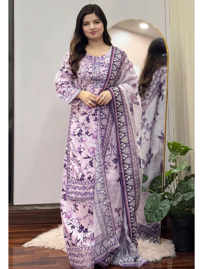 3 Piece Embroidered Dress