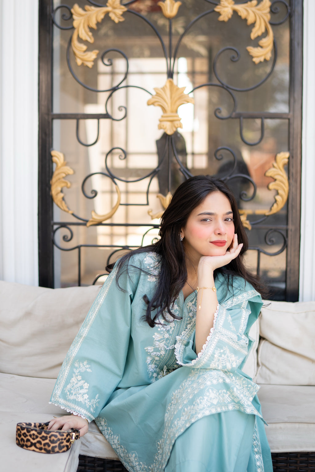 3 Piece - Embroidered Dress
