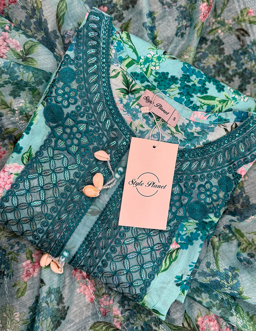 3 Piece – Printed Dress