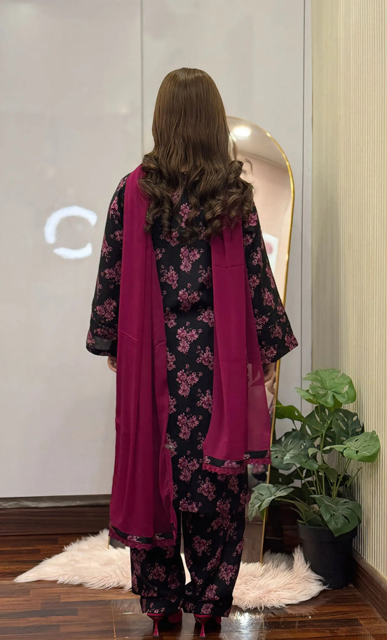 3 Piece - Printed Dress