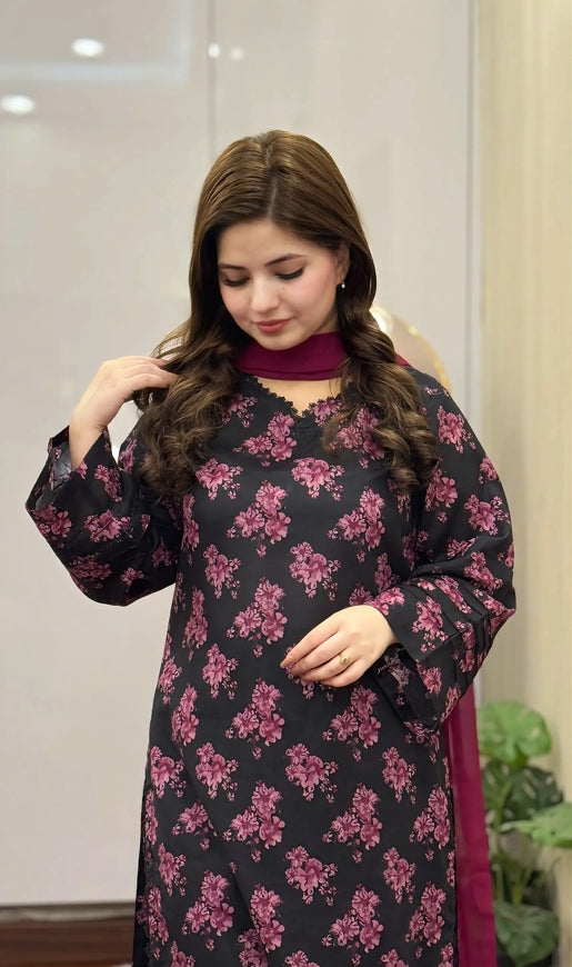 3 Piece - Printed Dress