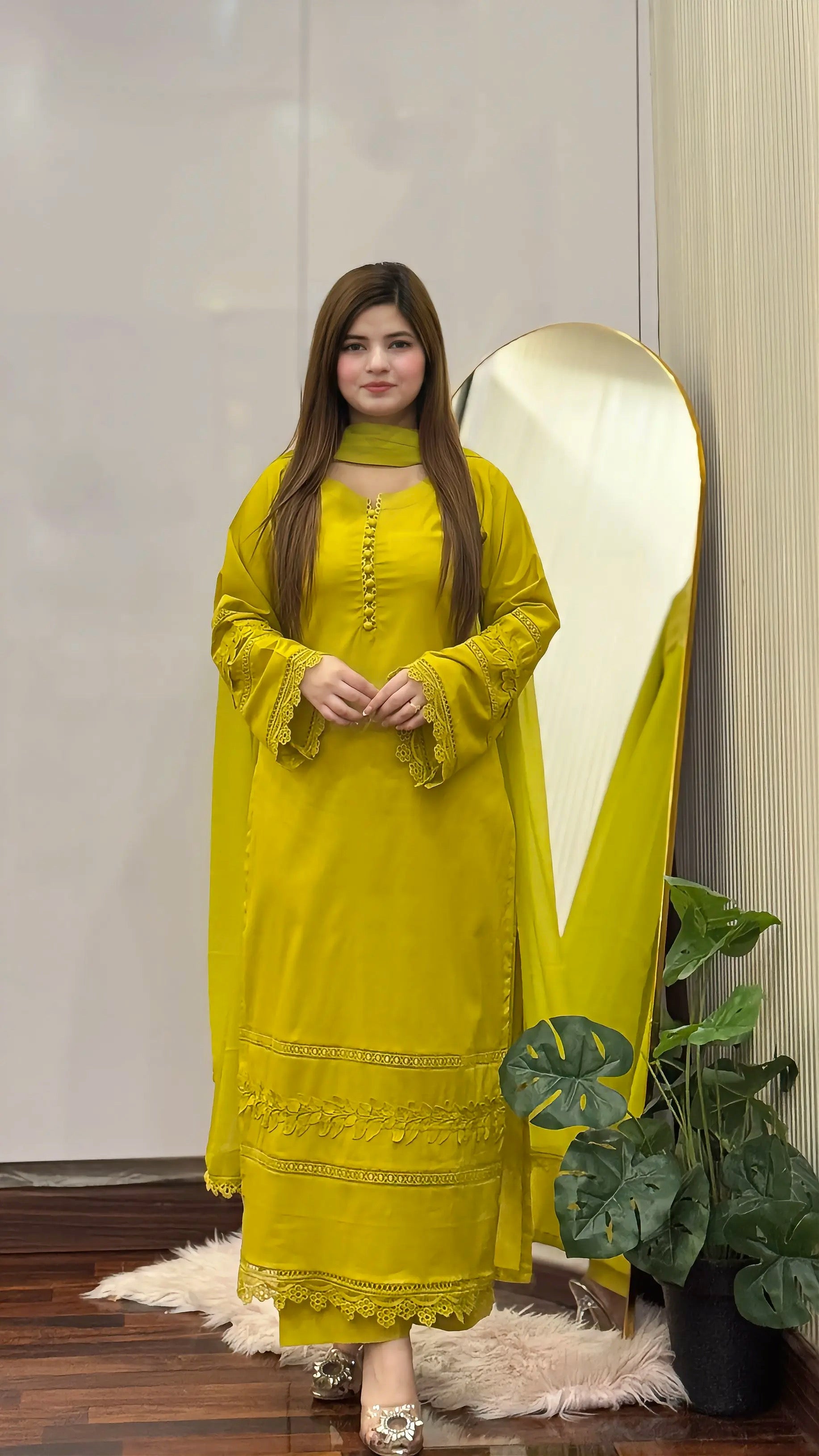 3-Piece Solid Dress