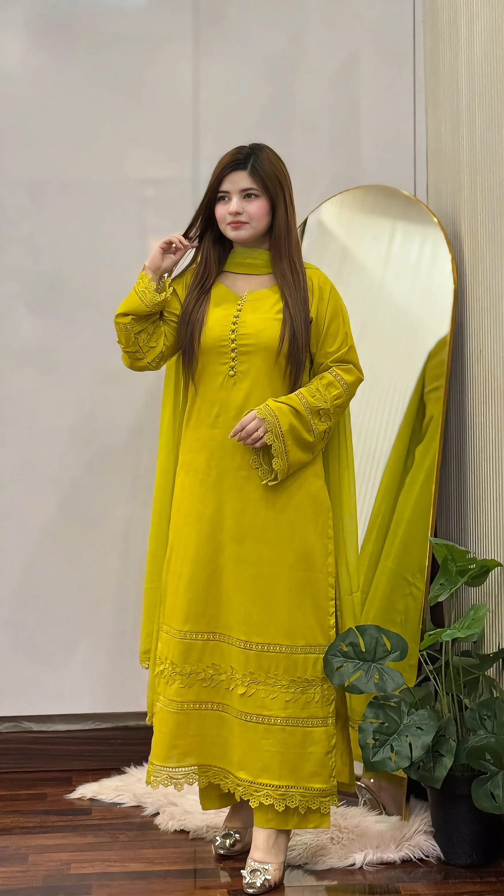 3-Piece Solid Dress