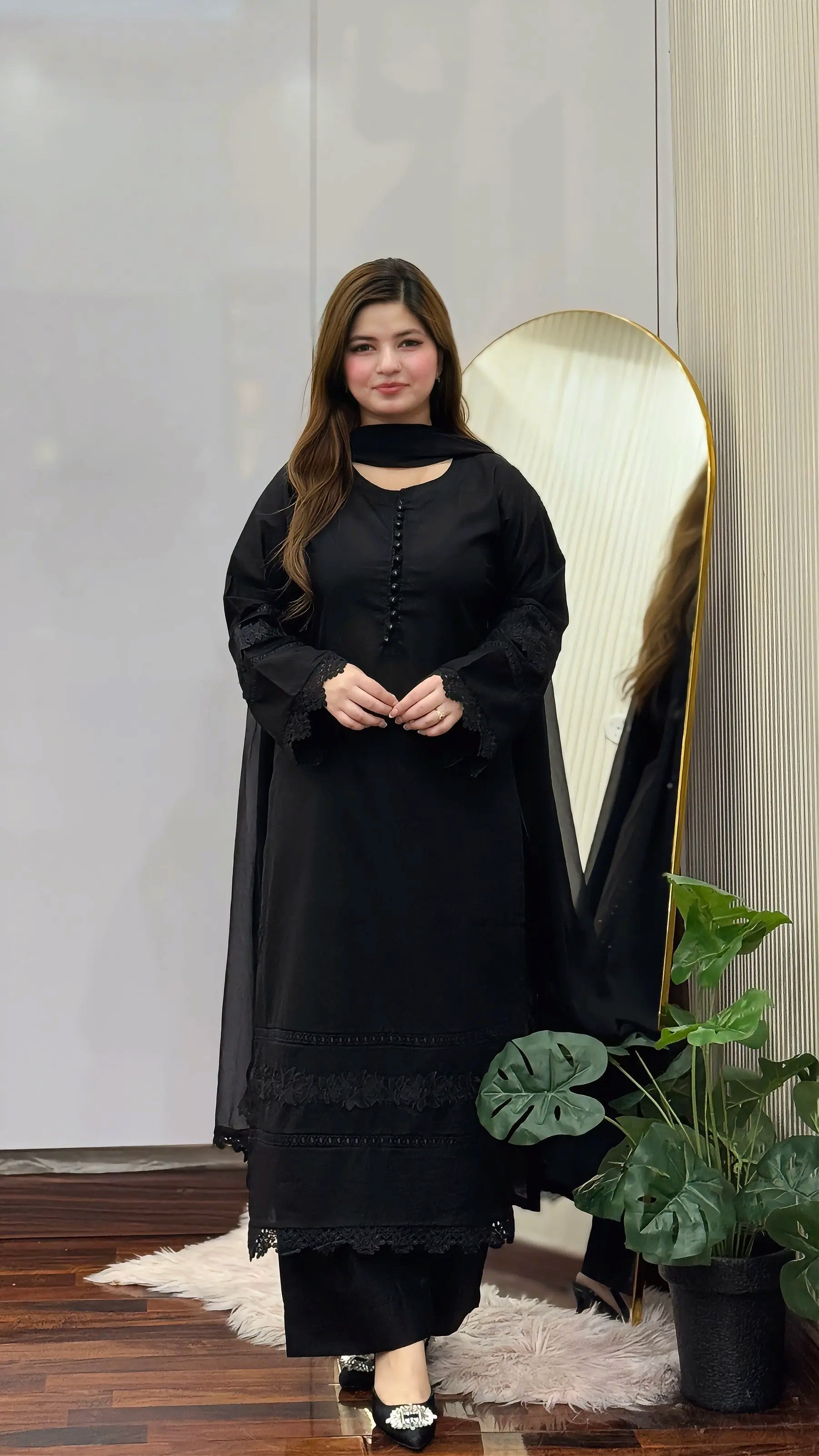 3-Piece Solid Dress