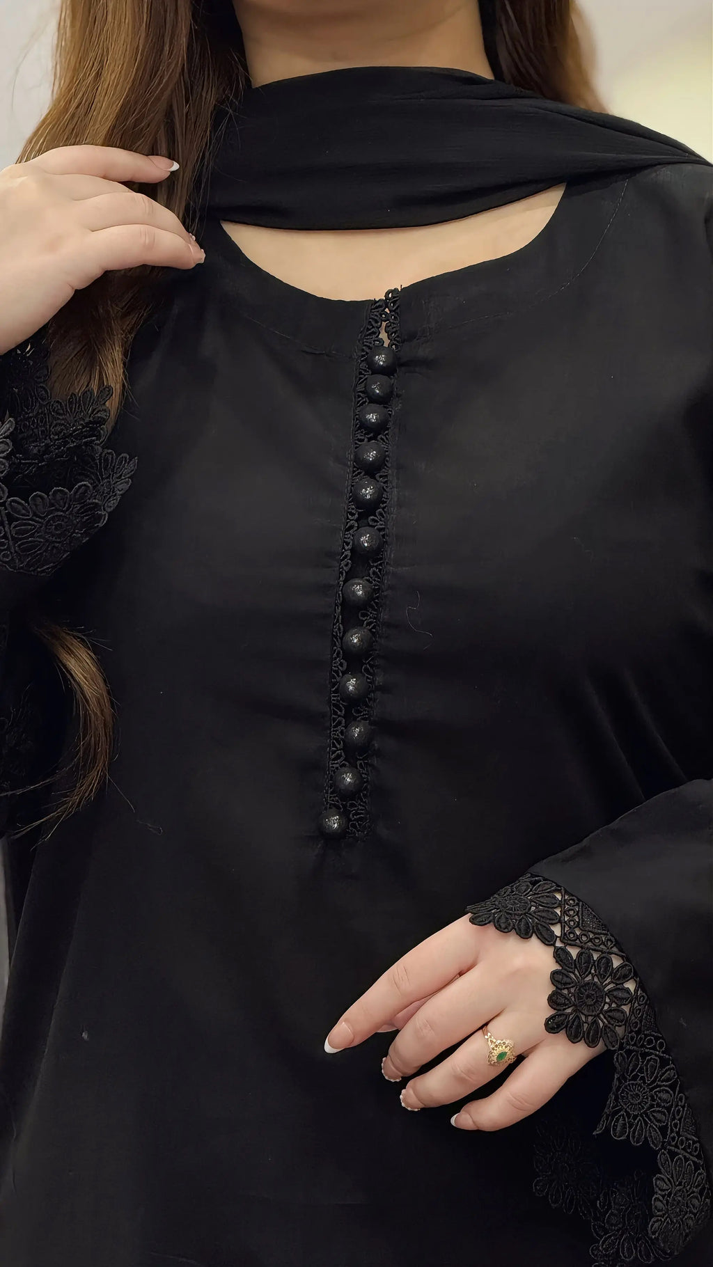 3-Piece Solid Dress