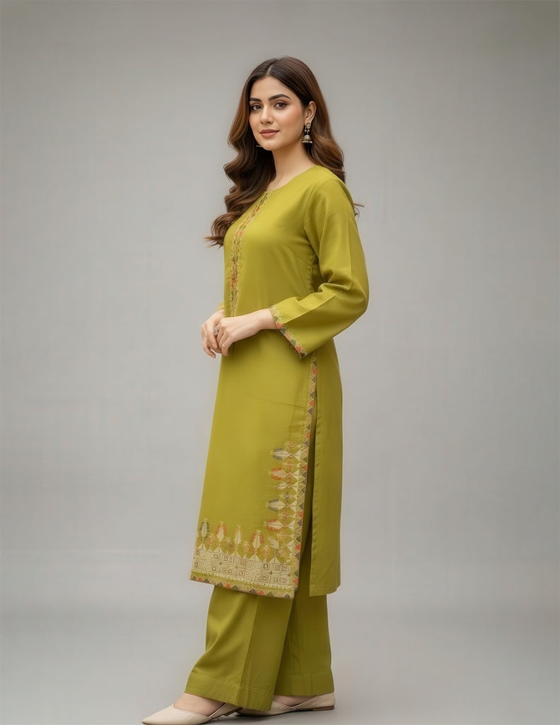 2 Piece - Embroidered Dress