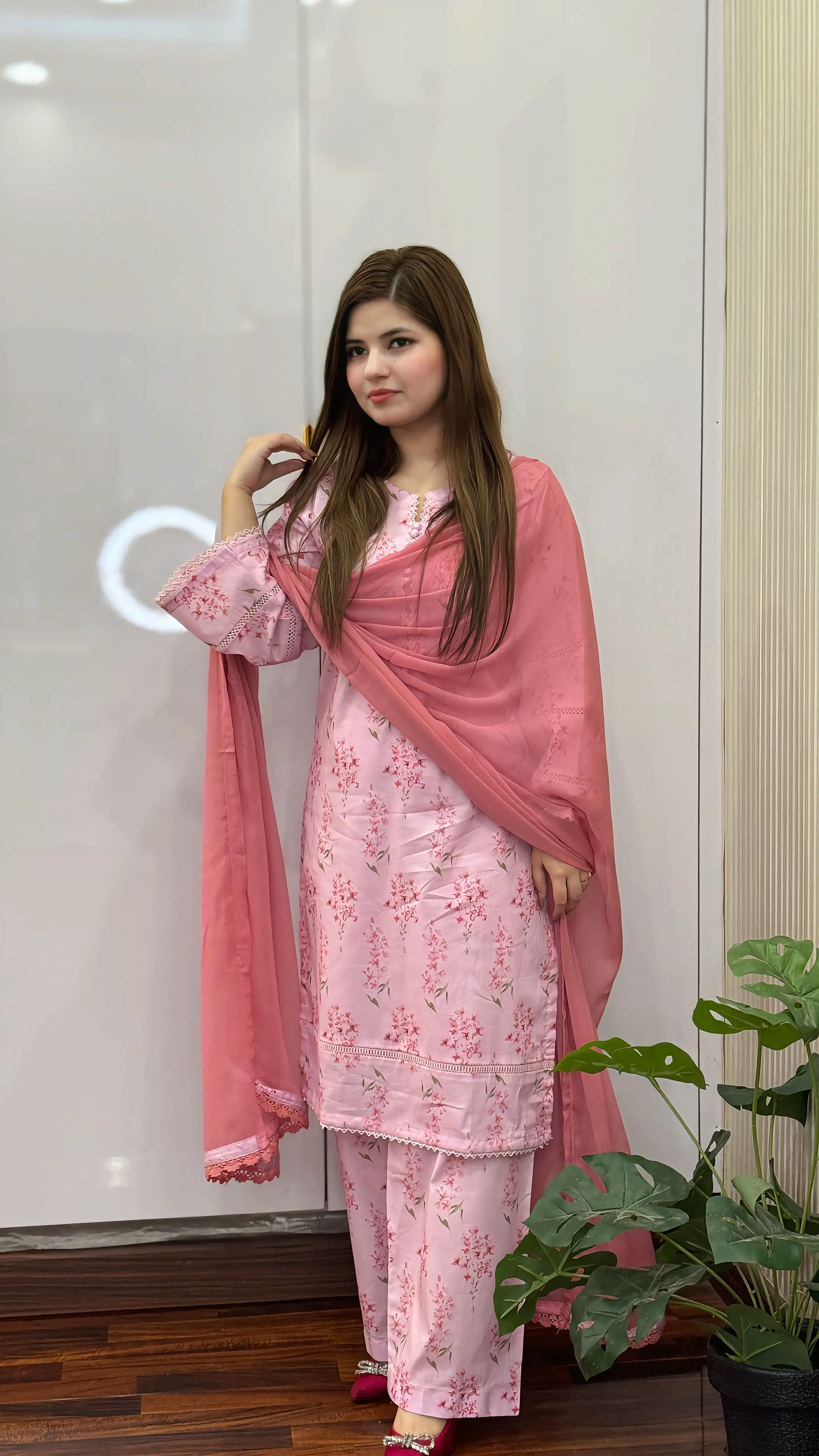 3 Piece - Printed Dress