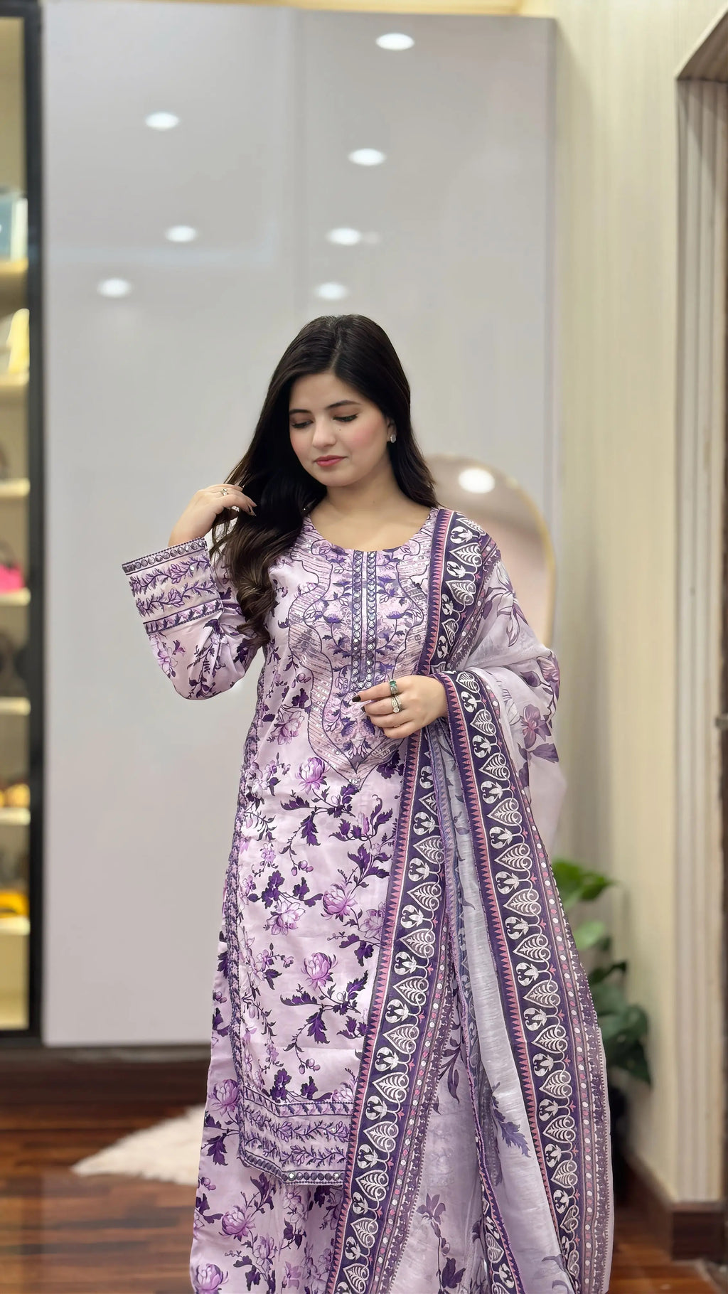 3 Piece Embroidered Dress