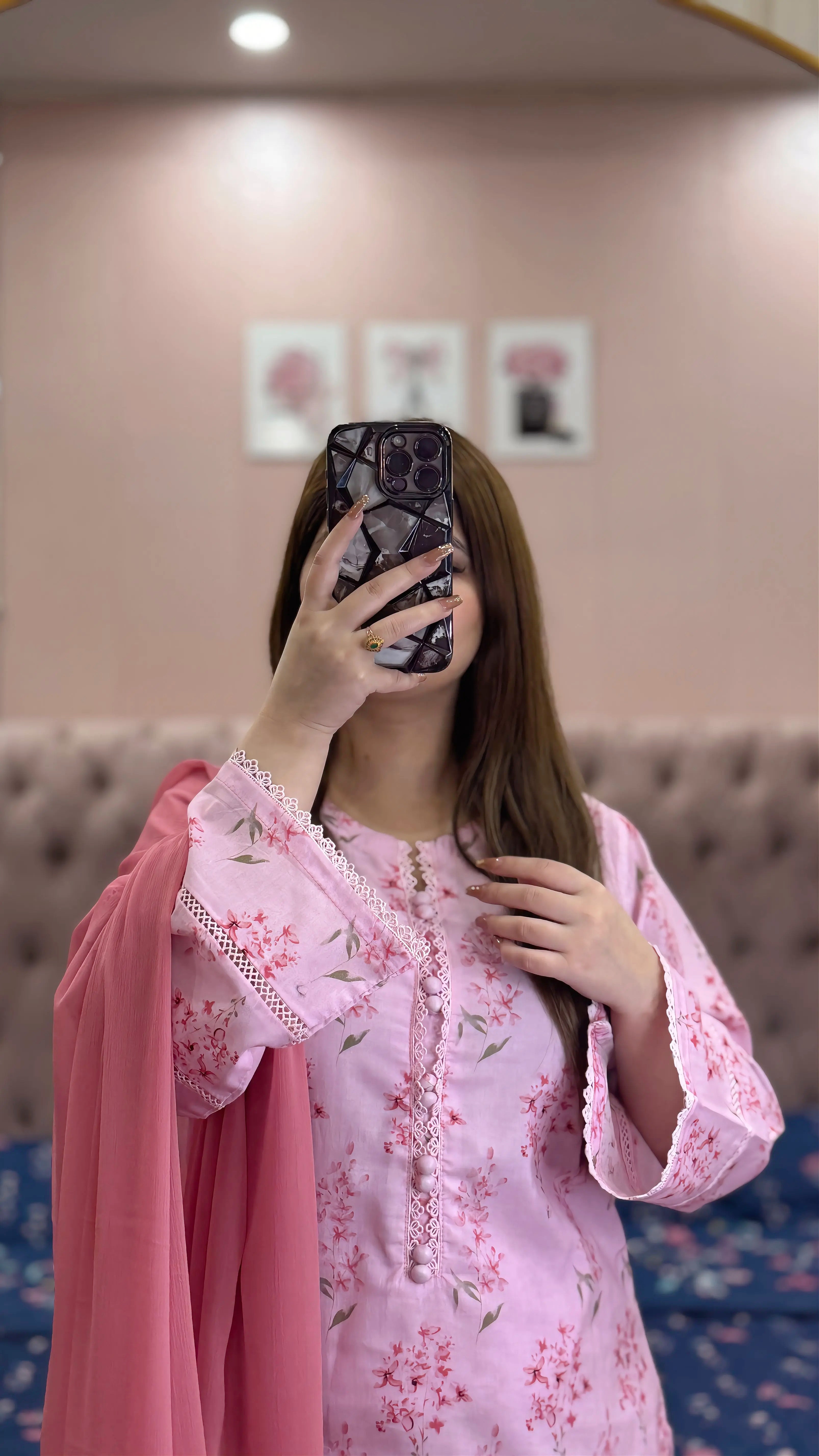 3 Piece - Printed Dress