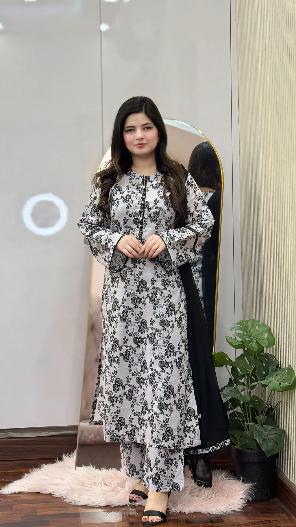 3 Piece - Printed Dress