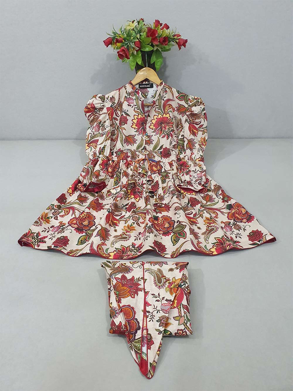 Alternative view of Printed Tulip Shalwar Suit
