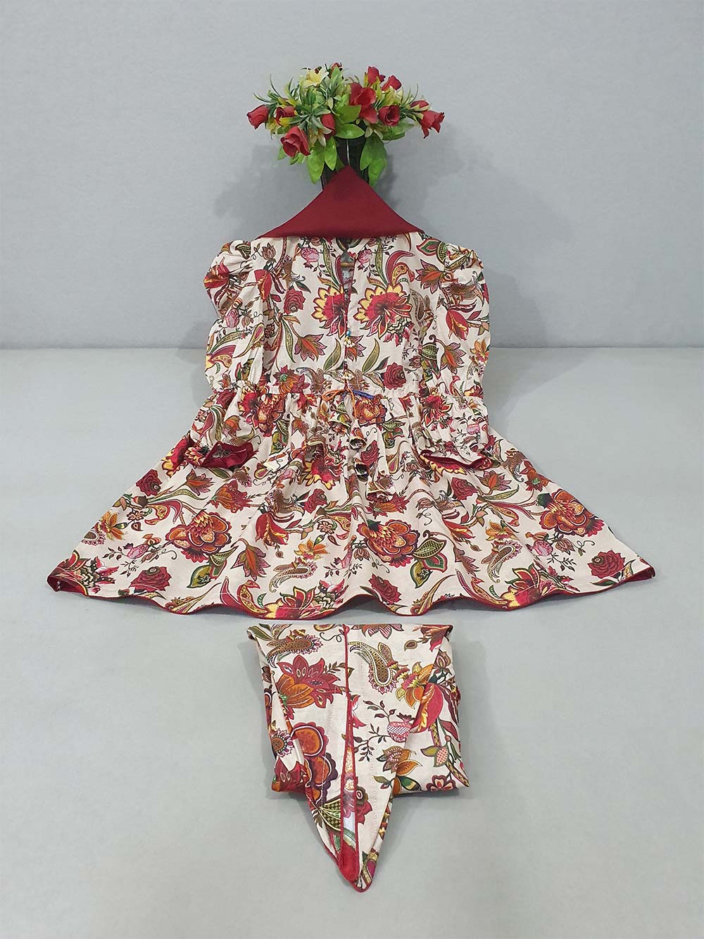 Printed Tulip Shalwar Suit