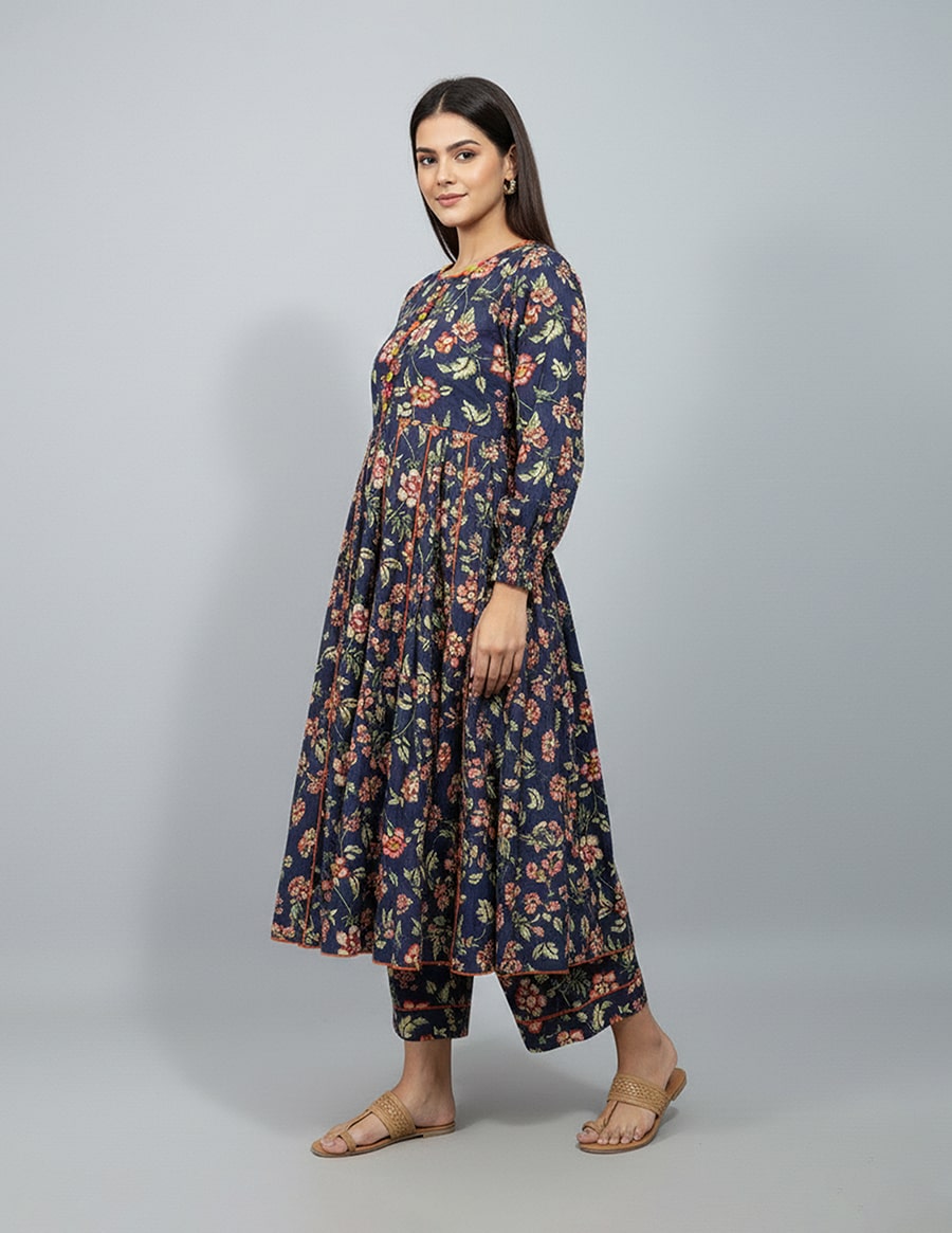 Alternative view of Styled Printed Kali Frock