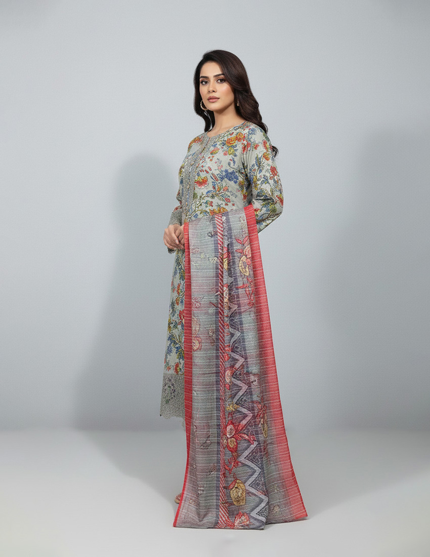 Alternative view of 3 Piece - Embroidered Dress