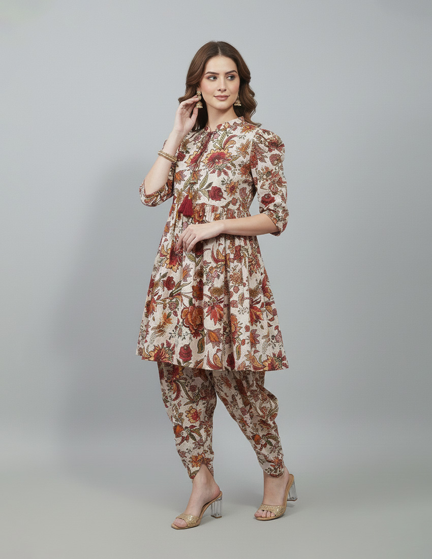 Alternative view of Printed Tulip Shalwar Suit