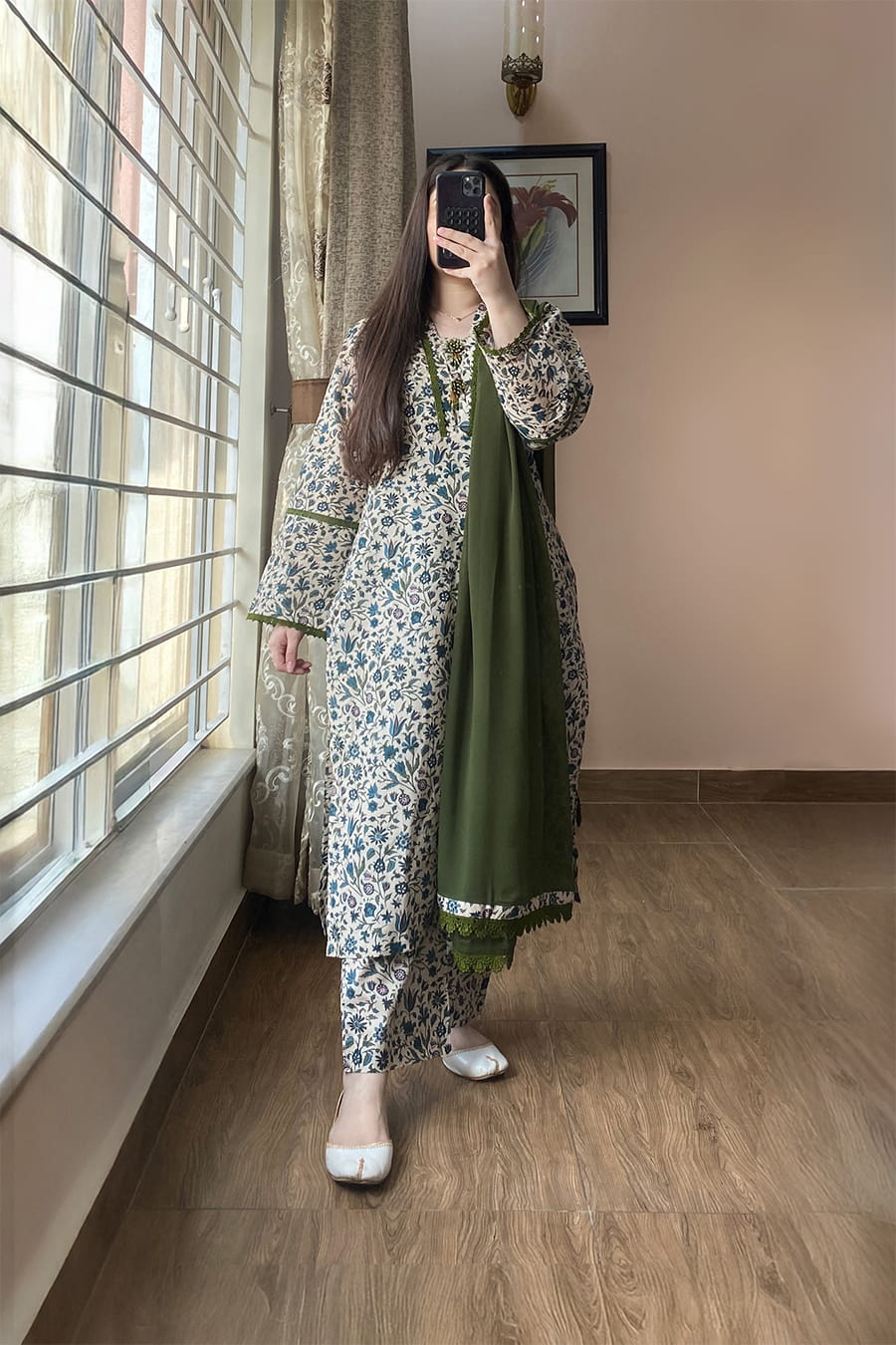 3 Piece – Printed Dress