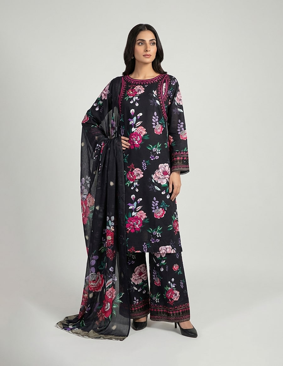 3 Piece - Printed Dress