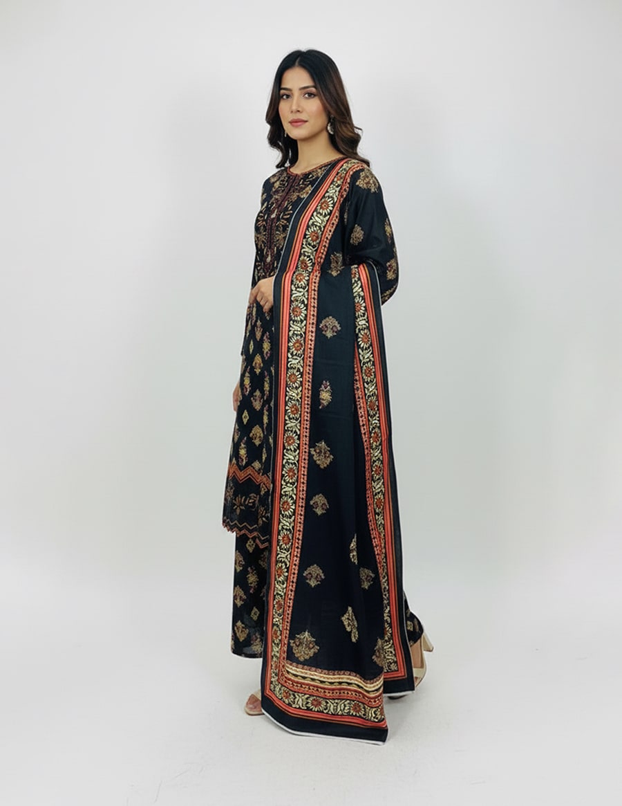 Alternative view of 3 Piece – Embroidered Dress