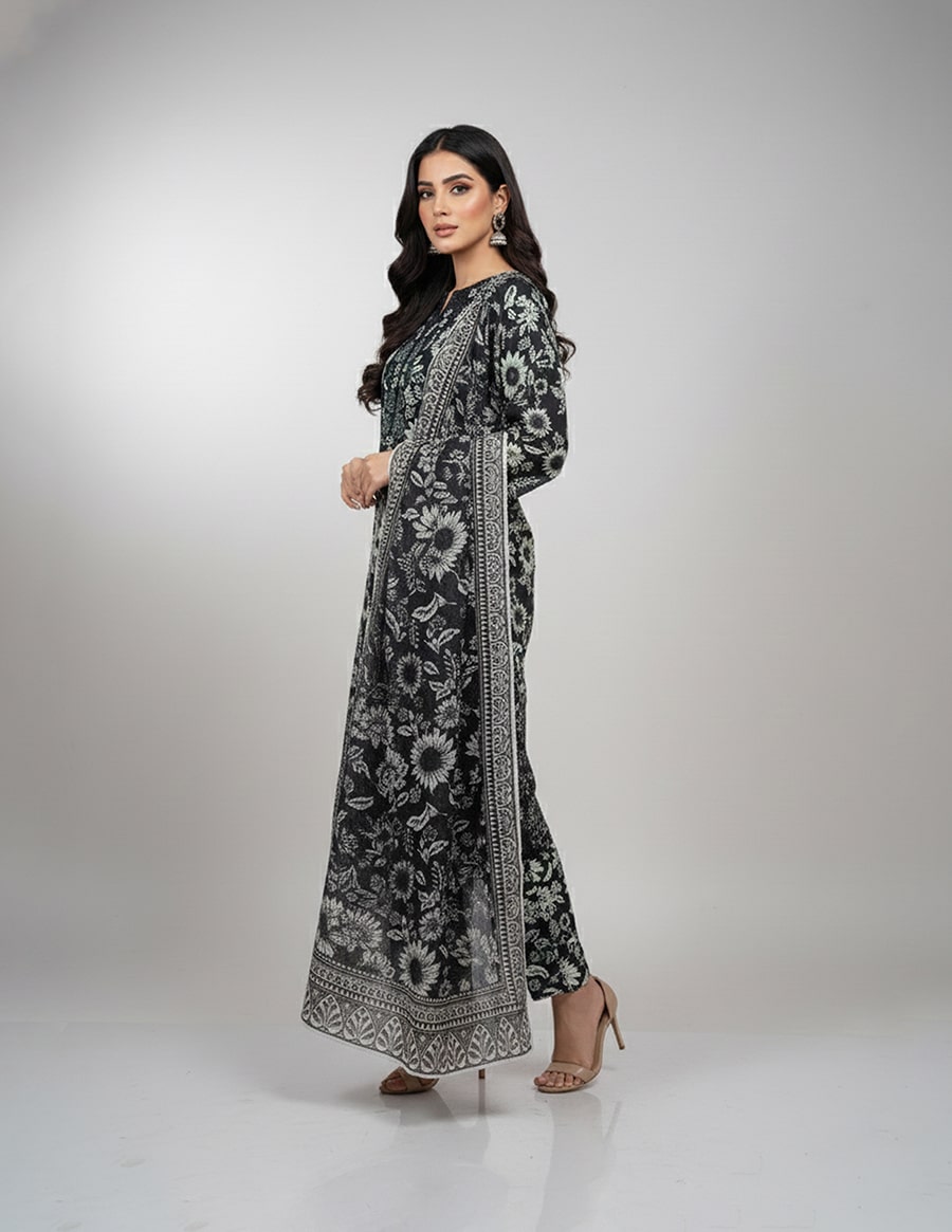 Alternative view of 3 Piece – Embroidered Dress