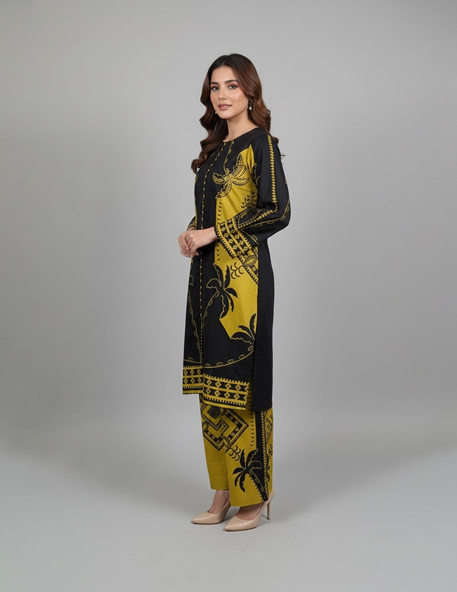 Alternative view of 2 Piece – Printed Dress